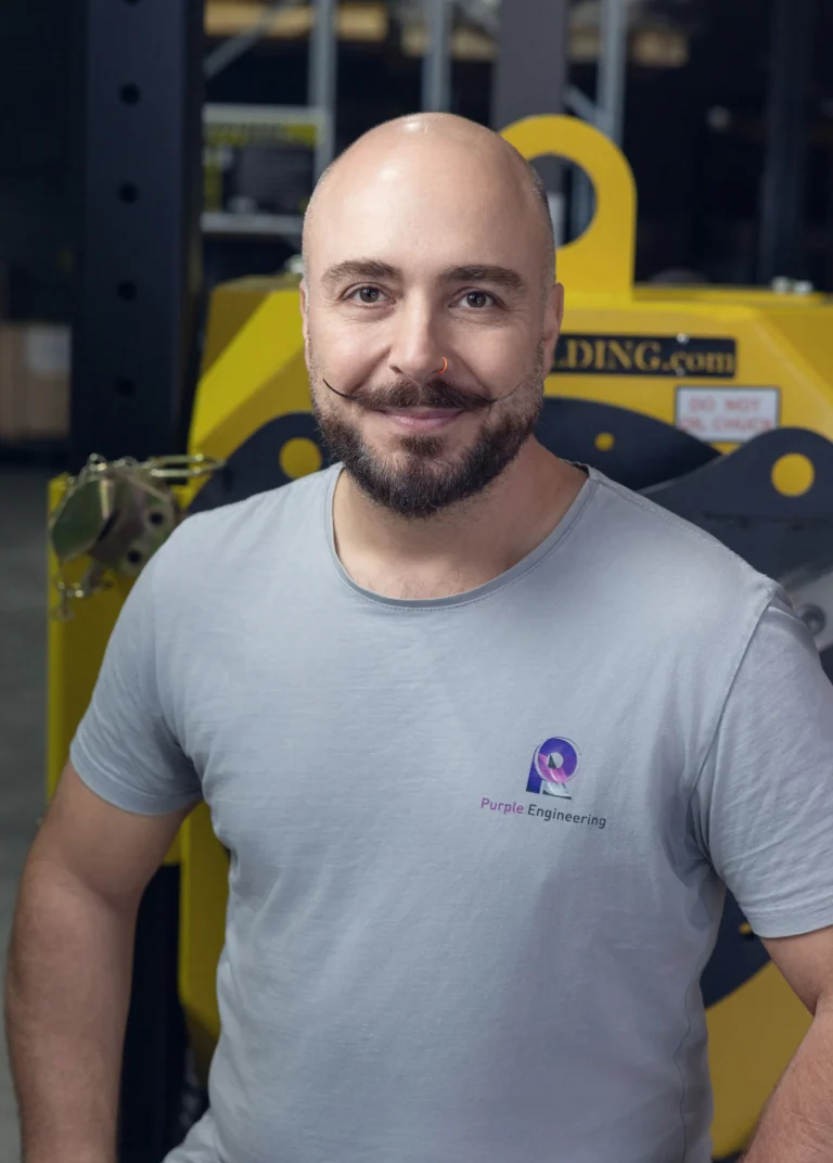 Alex Ocean, Founder and Sales Engineer at Purple Engineering, the company behind Pipe Stand Australia